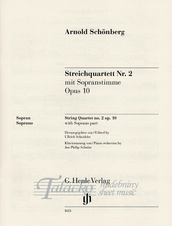 Streichquartett Nr.2 op.10 mit Sopranstimme